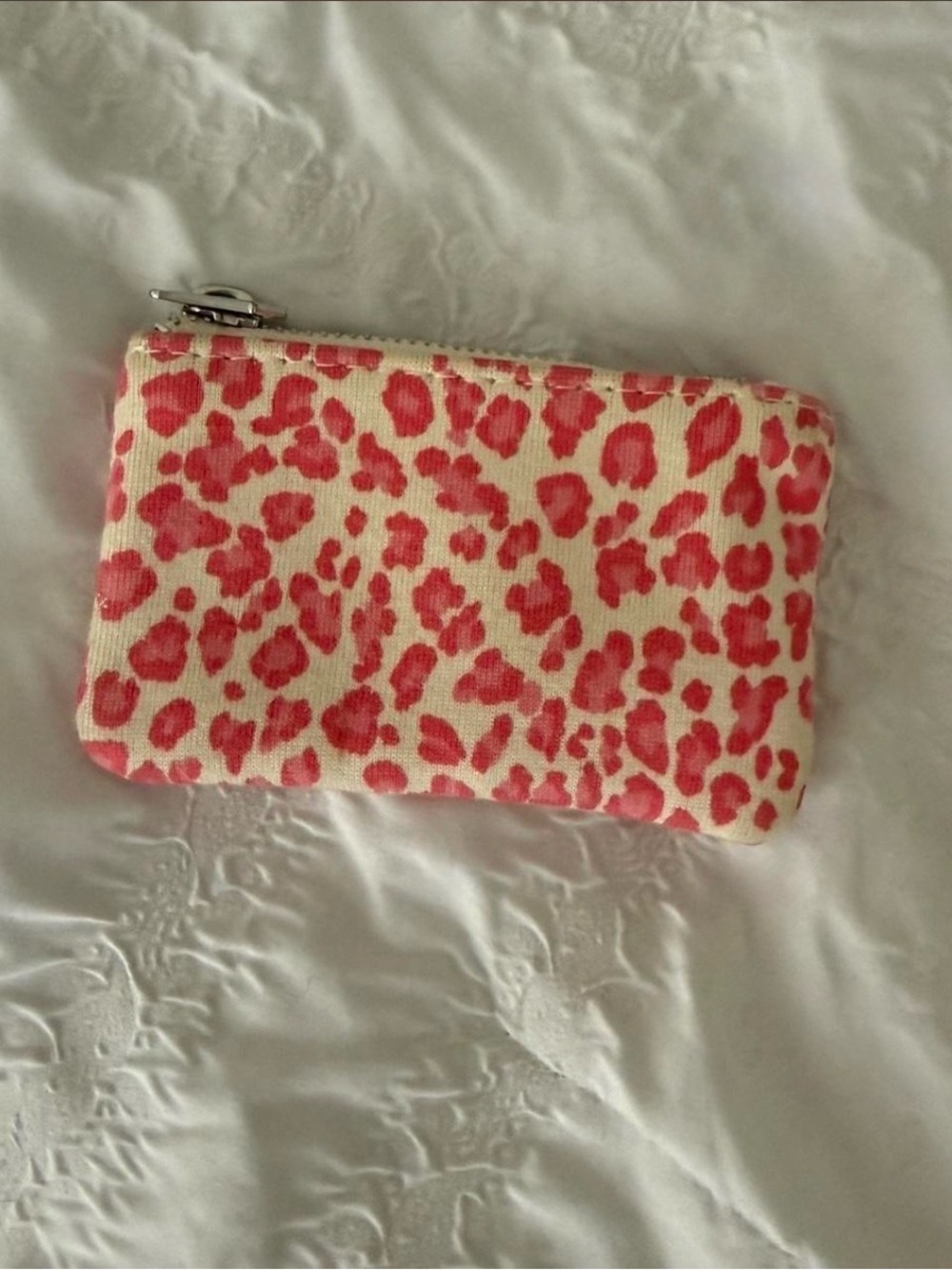 Brandy Melville/John Galt Pink Cheetah Print Coin Purse